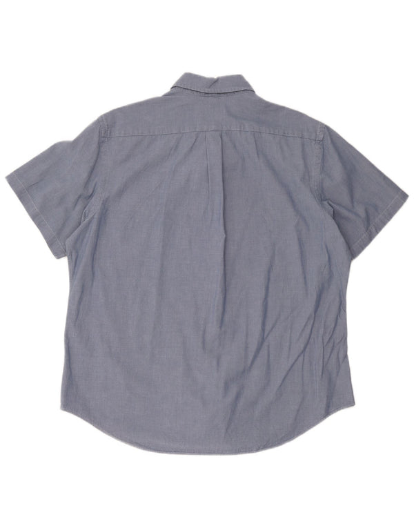Polo Ralph Lauren Mens Short Sleeve Shirt XL Blue Cotton