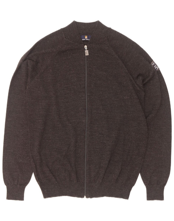Marina Militare Mens Cardigan Sweater 2XL Grey