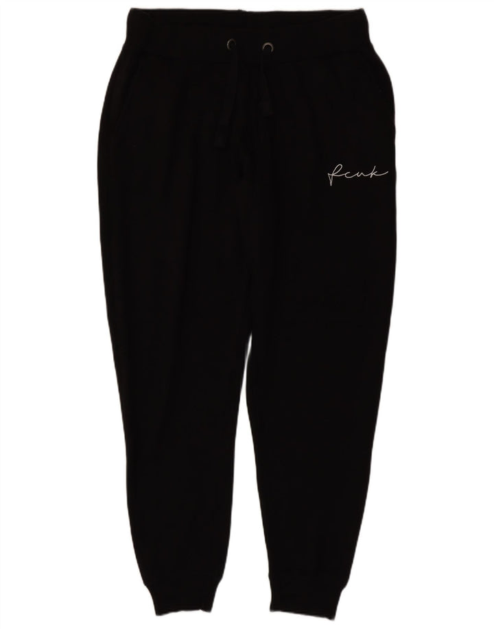 FRENCH CONNECTION Mens Tracksuit Trousers Joggers XL  Black Cotton