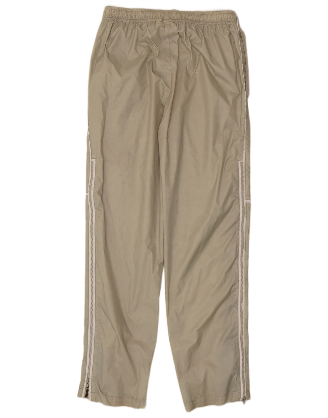 Vintage Mens Tracksuit Trousers Medium  Beige Polyamide
