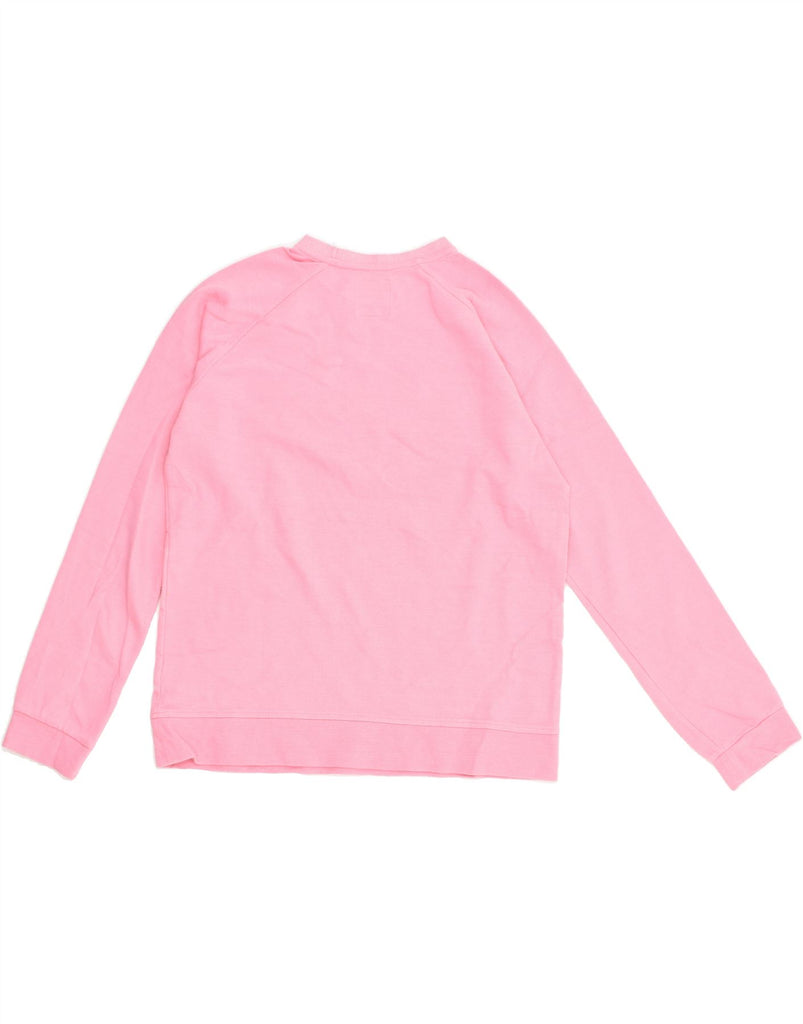 CREW CLOTHING Womens Sweatshirt Jumper UK 16 Large Pink Cotton | Vintage Crew Clothing | Thrift | Second-Hand Crew Clothing | Used Clothing | Messina Hembry 