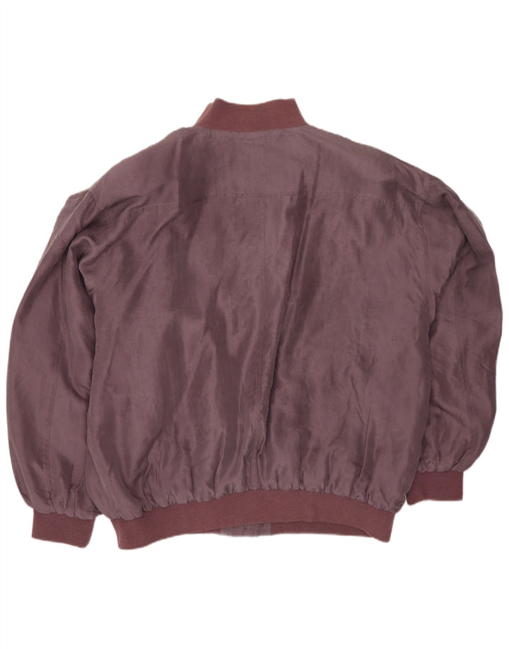 New Fast Womens Oversized Bomber Jacket EU 44 XL Purple