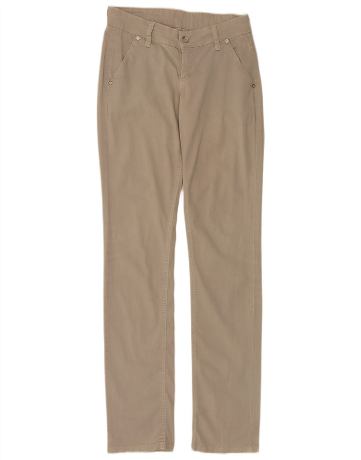 LIU JO Womens Slim Chino Trousers W28 L34 Beige