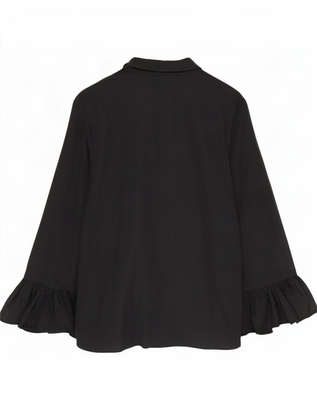 Marks & Spencer Womens Shirt Blouse UK 24 4XL Black Cotton