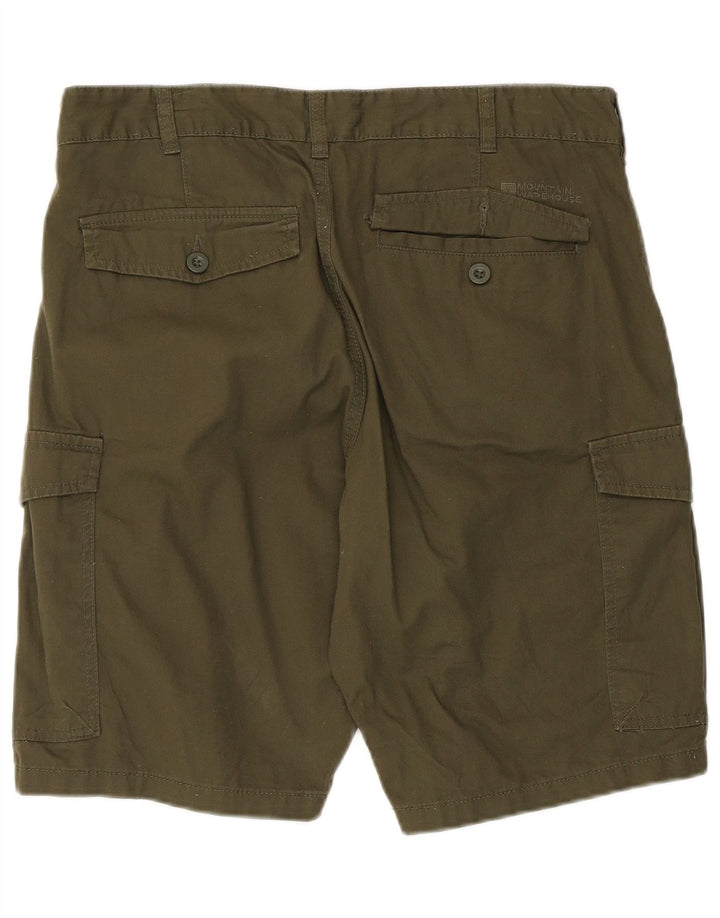 Mountain Warehouse Mens Cargo Shorts W34 Large Khaki Cotton