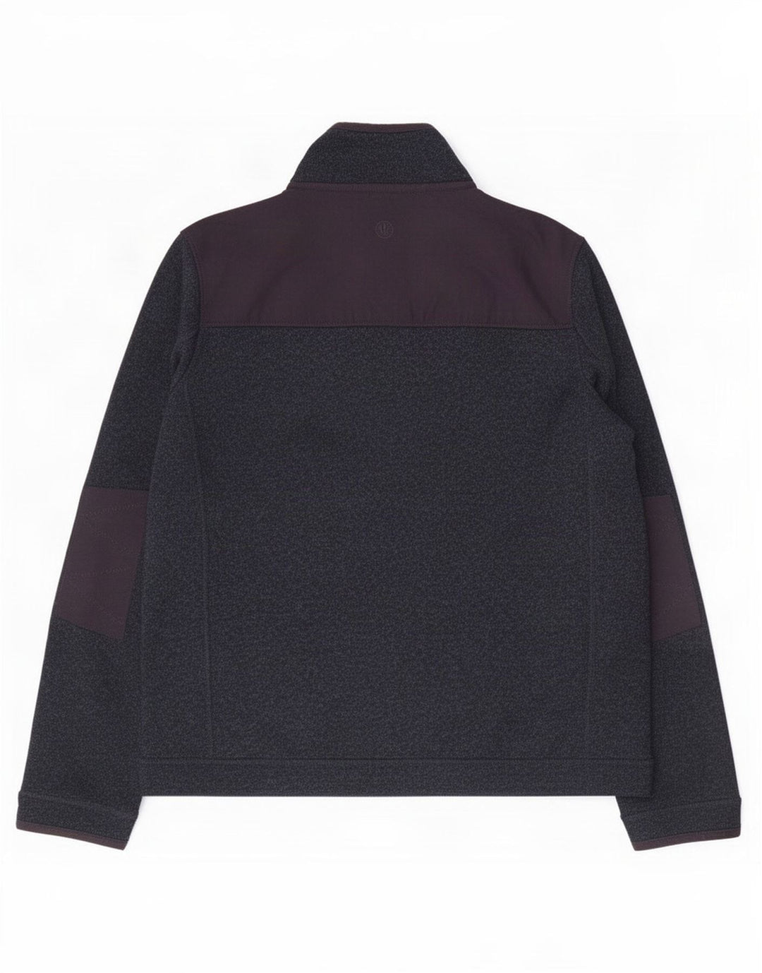 Fat Face Mens Zip Neck Sweatshirt Jumper Large Navy Blue Flecked Polyester