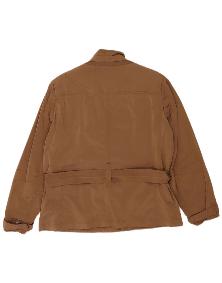 Geox Womens Respira Utility Jacket UK 18 XL Brown Polyester