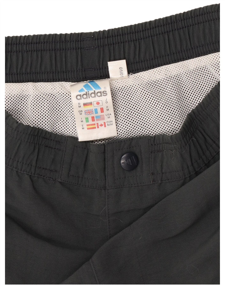 Adidas Mens Swimming Shorts Medium  Grey Colourblock Polyester