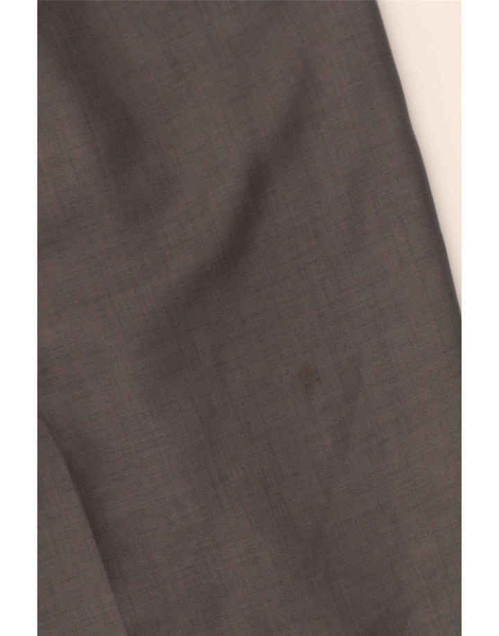 Farah Mens Pegged Chino Trousers W38 L33 Grey Polyester