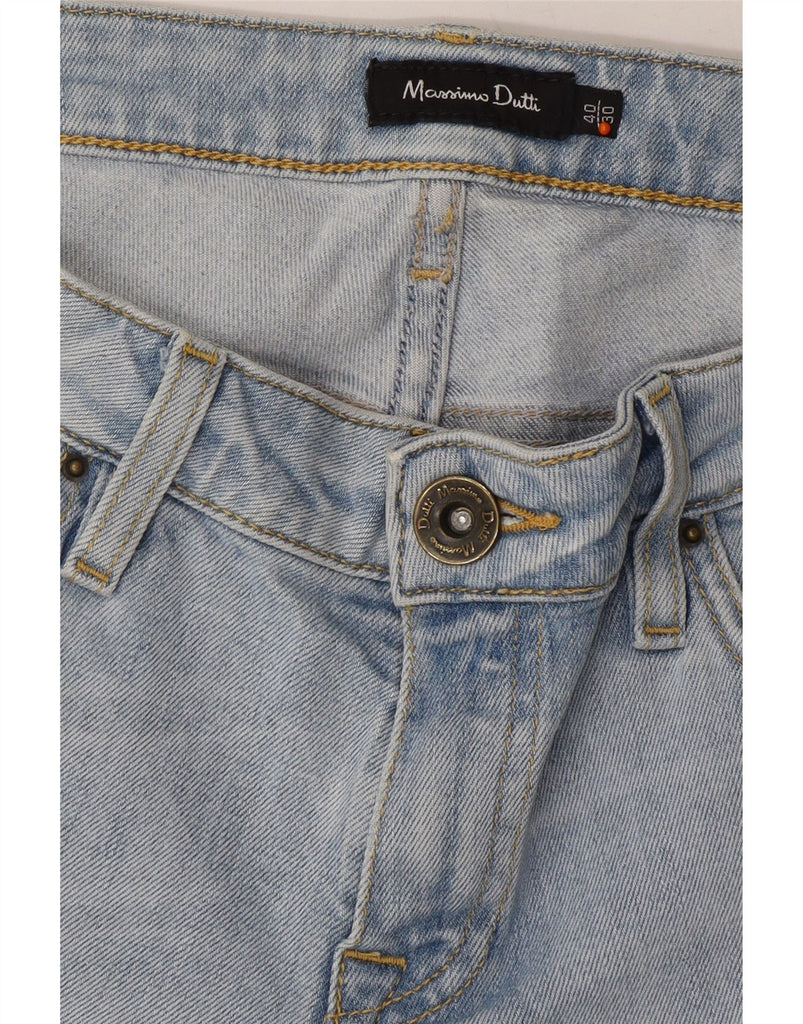 MASSIMO DUTTI Womens Distressed Skinny Jeans EU 40 Medium W30 L30 Blue Vintage Massimo Dutti and Second-Hand Massimo Dutti from Messina Hembry 