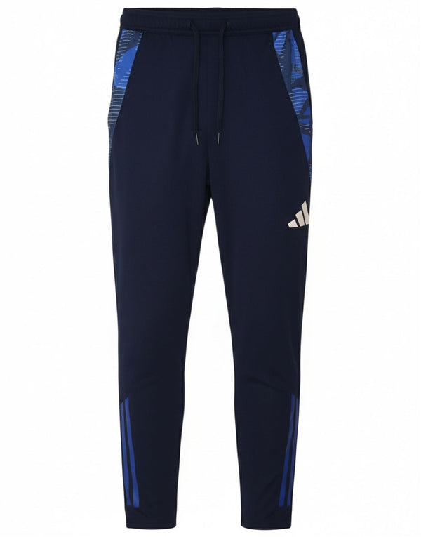 Adidas Mens Aeroready Slim Fit Tracksuit Trousers Small Navy Blue