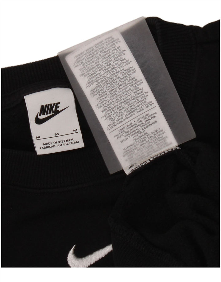 Nike Mens Sweatshirt Jumper Medium Black Cotton