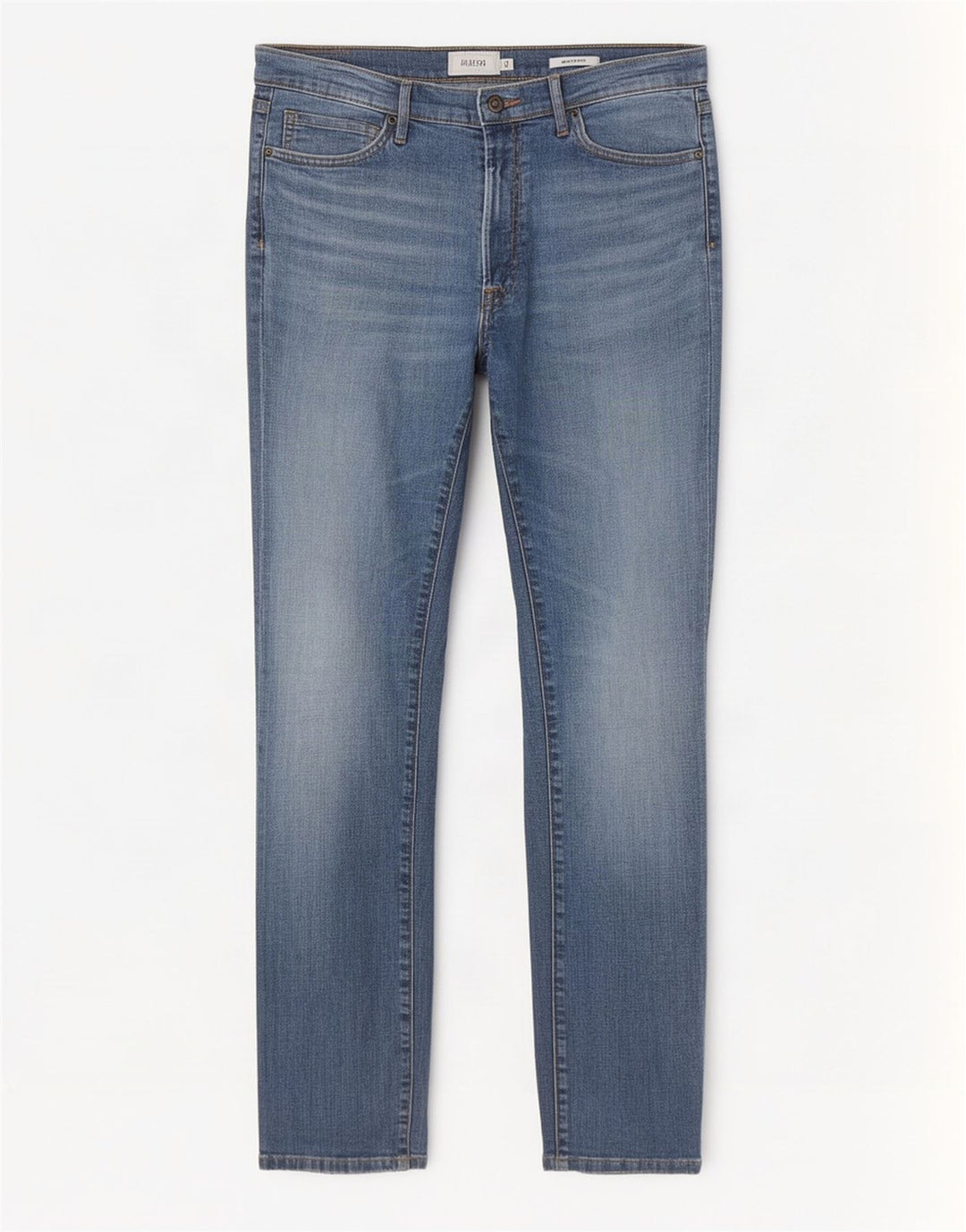 Marks & Spencer Mens Straight Jeans W36 L33 Blue Cotton
