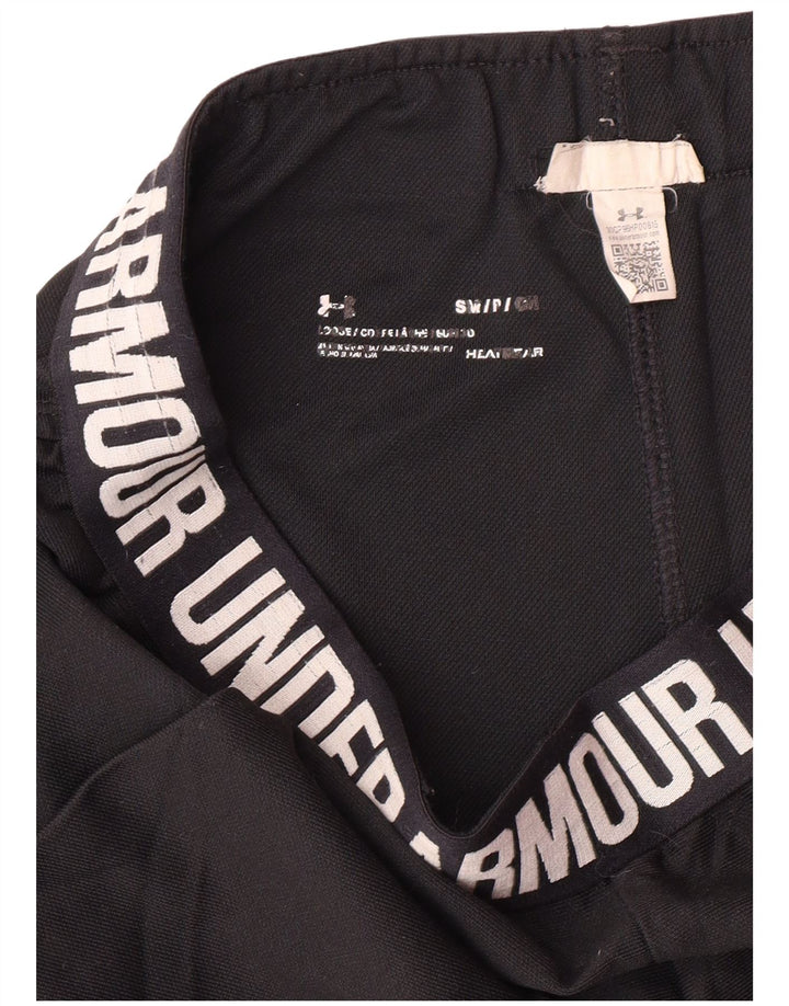 UNDER ARMOUR Womens Heat Gear Graphic Sport Shorts UK 10 Small  Black