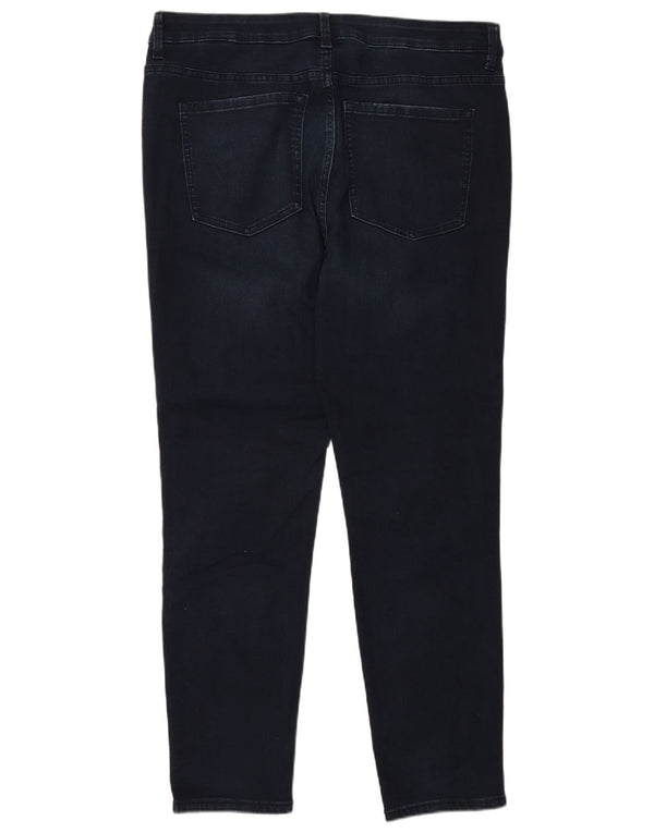 Marks & Spencer Womens The Ivy Slim Jeans UK 16 Large W34 L28 Navy Blue