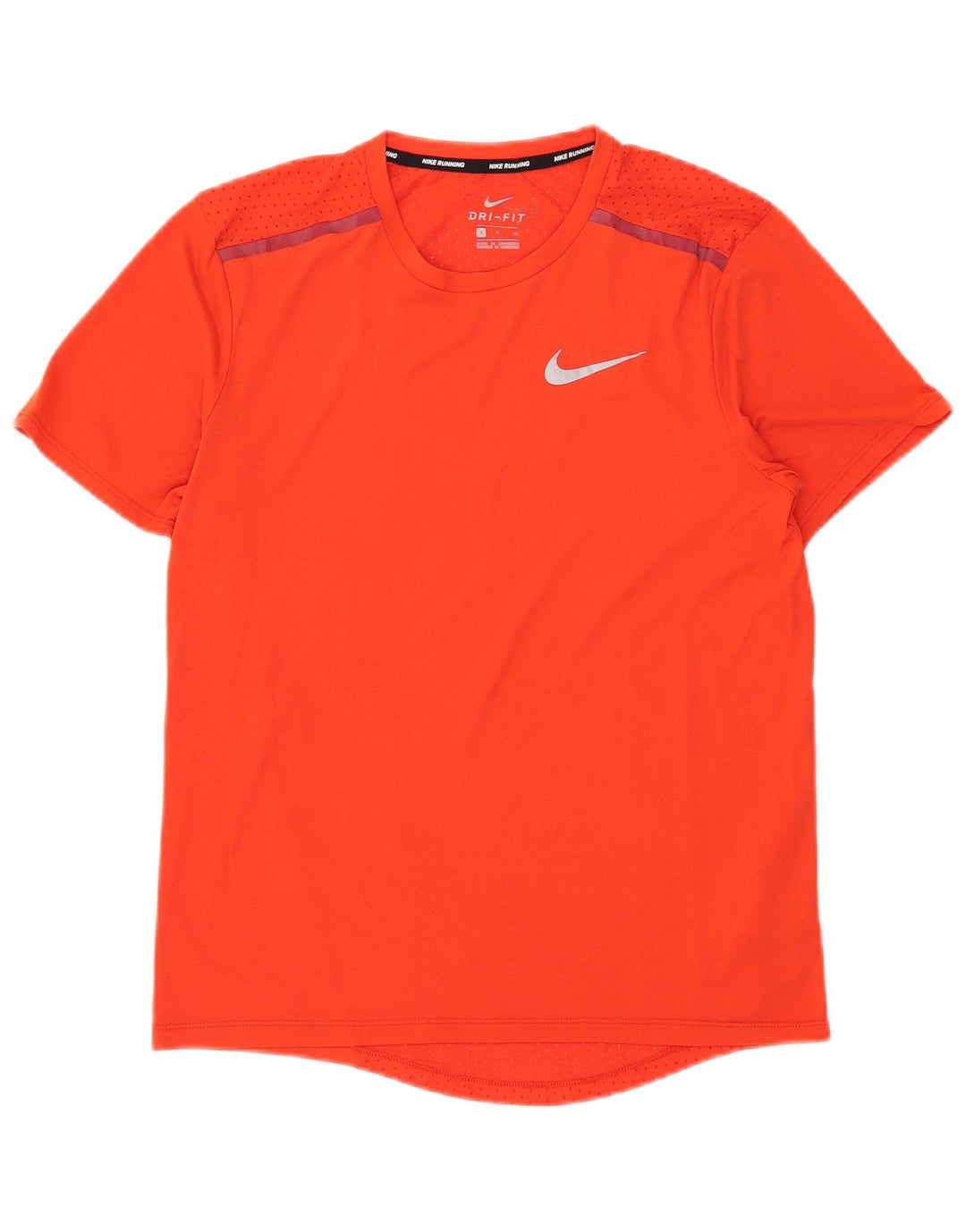 Nike Mens Dri Fit T-Shirt Top Small Red Polyester