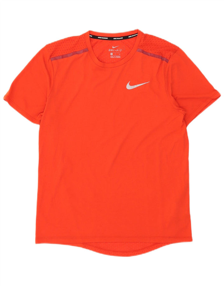 Nike Mens Dri Fit T-Shirt Top Small Red Polyester