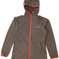 Columbia Womens Zip Hoodie Sweater UK 10 Small Grey Flecked Polyester