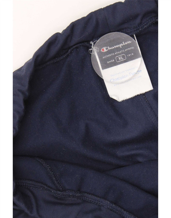 Champion Womens Tracksuit Trousers UK 18 XL Navy Blue Polyester