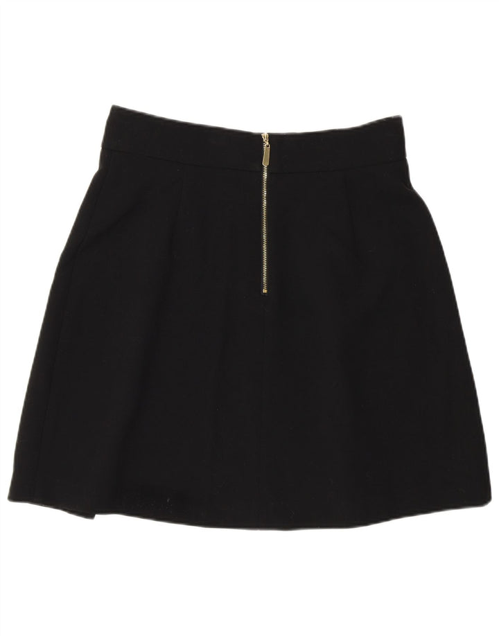 Marks & Spencer Womens A-Line Skirt UK 10 Small W29  Black Polyester
