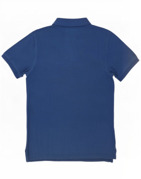 Tommy Hilfiger Mens Slim Fit Polo Shirt Small Blue Cotton
