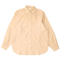 Mario Rosella Womens Oversized Shirt Blouse EU 36 Small Beige Polyester