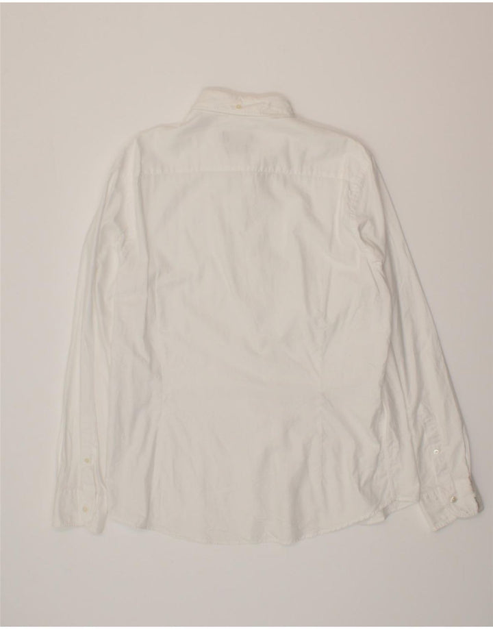 MASSIMO DUTTI Mens Finest Fabric Shirt XL White Cotton Vintage Massimo Dutti and Second-Hand Massimo Dutti from Messina Hembry 