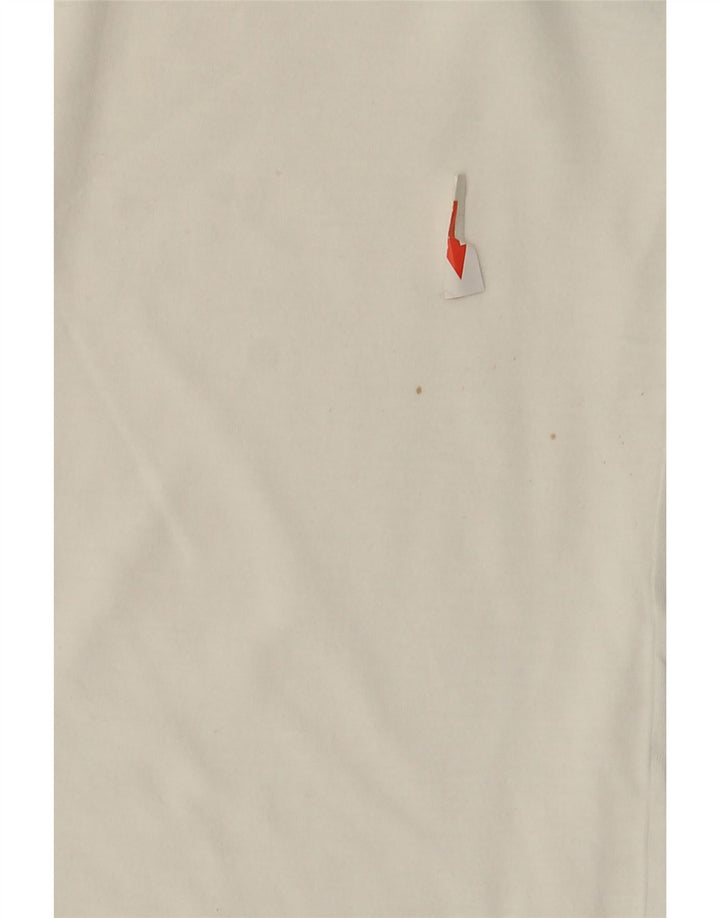 Fila Mens Graphic T-Shirt Top Medium White Colourblock Cotton