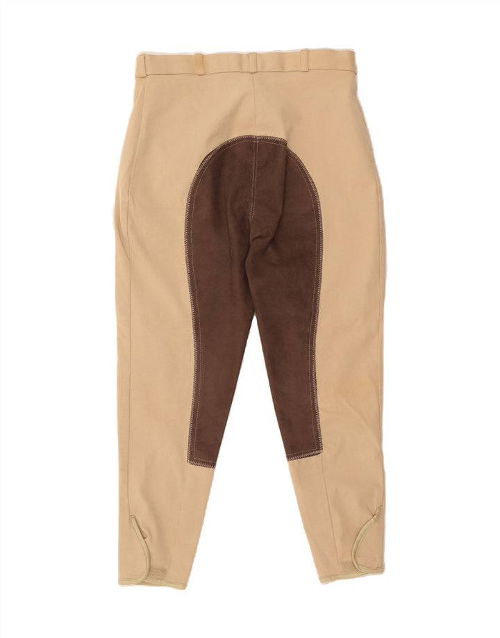 FEROTI Womens Tapered Cropped Trousers EU 40 Medium W30 L26 Beige Vintage Feroti and Second-Hand Feroti from Messina Hembry 