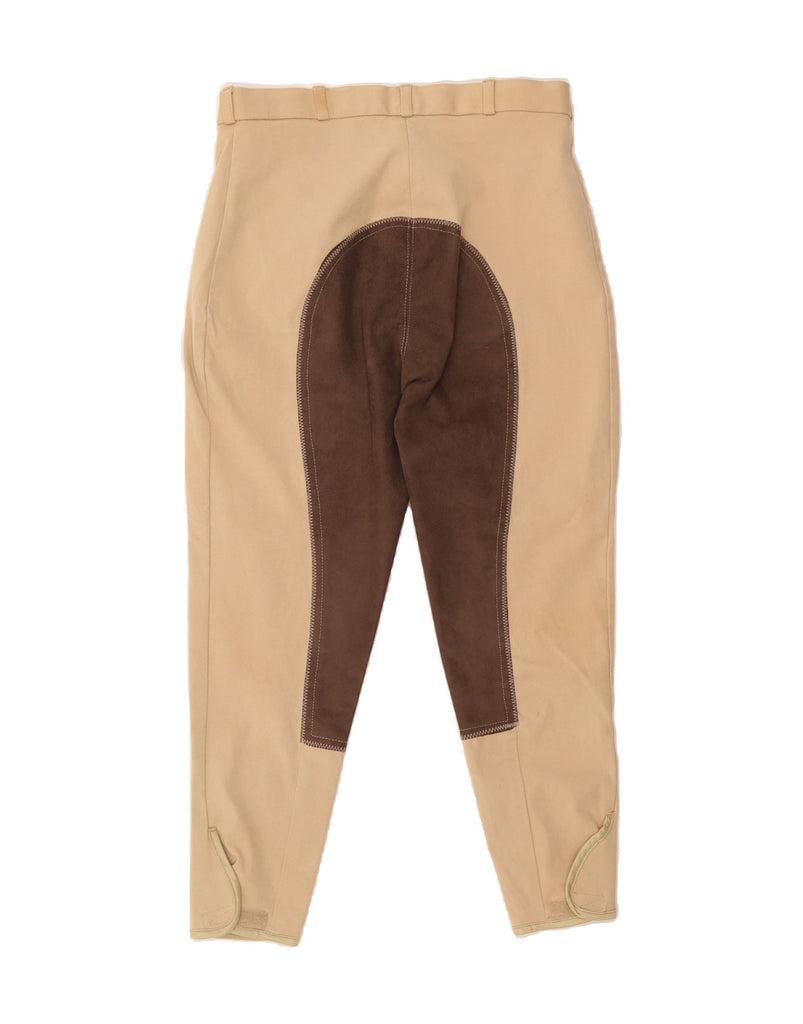 FEROTI Womens Tapered Cropped Trousers EU 40 Medium W30 L26 Beige Vintage Feroti and Second-Hand Feroti from Messina Hembry 