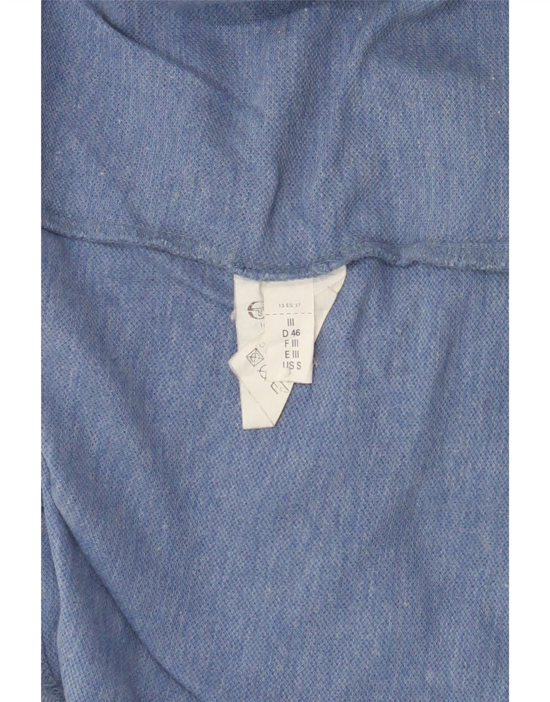 SERGIO TACCHINI Mens Polo Shirt Small Blue Cotton Vintage Sergio Tacchini and Second-Hand Sergio Tacchini from Messina Hembry 