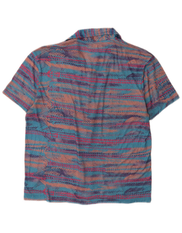 Zara Mens Short Sleeve Shirt Medium Multicoloured Striped
