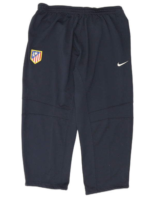 Nike Mens Atletico Madrid Tracksuit Trousers XL Navy Blue Polyester