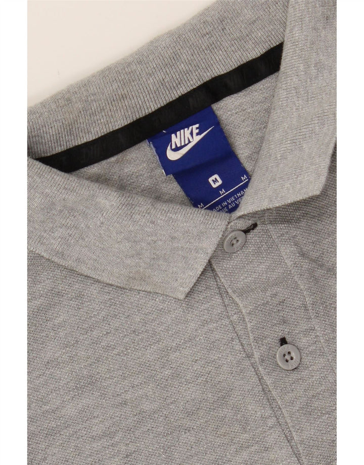 NIKE Mens Polo Shirt Medium Grey Cotton Vintage Nike and Second-Hand Nike from Messina Hembry 