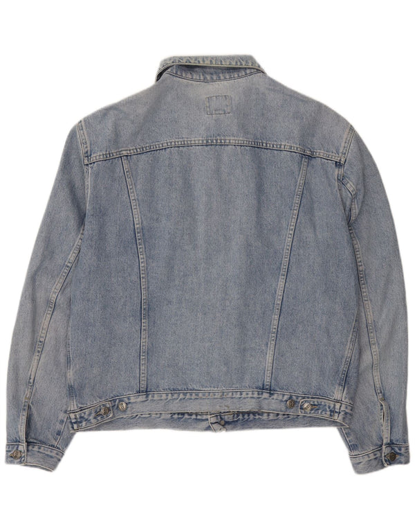 Gas Mens Denim Jacket 2XL Blue Cotton