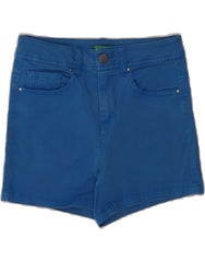 BENETTON Girls Denim Shorts 5-6 Years W26 Blue Cotton