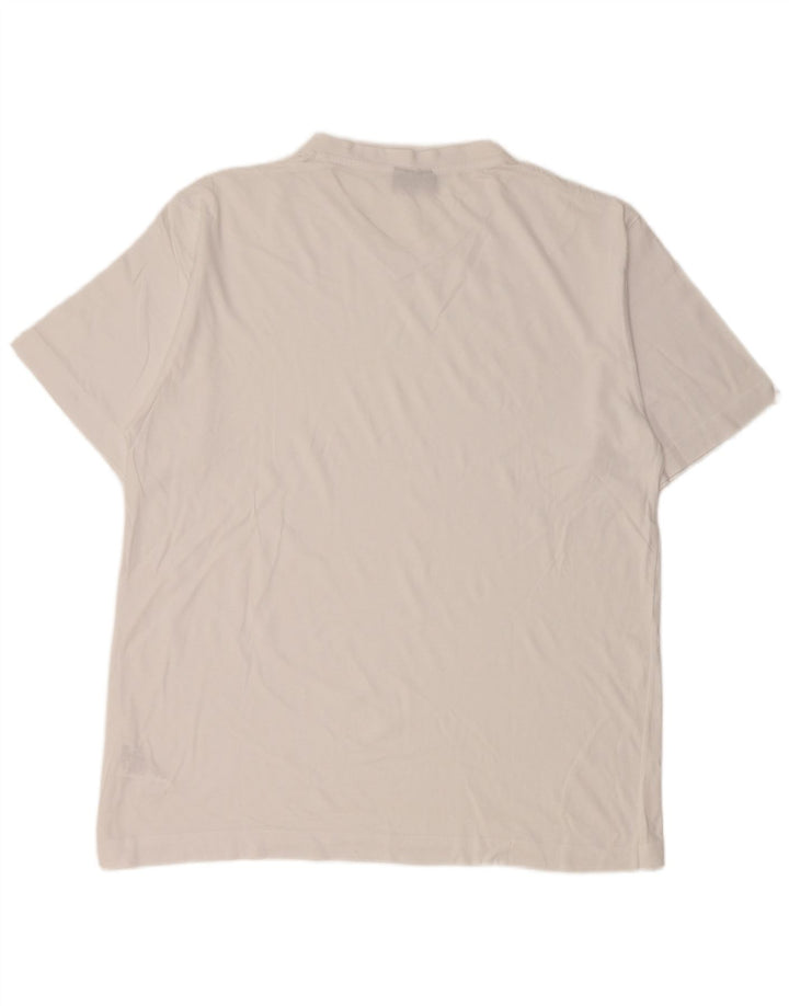 Kappa Mens T-Shirt Top XL White Cotton