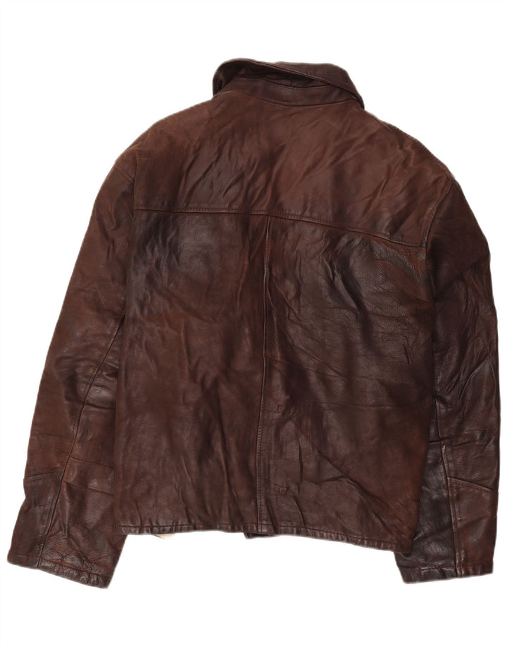 Legendary Jacket 1957 Mens Leather Jacket UK 40 Large Brown