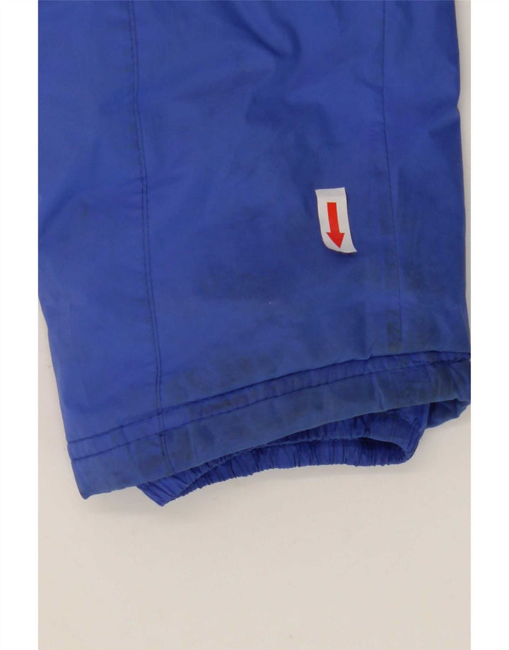 K-Way Mens Hooded Windbreaker Jacket UK 40 Large Blue Polyamide