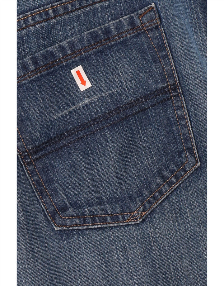 Marks & Spencer Mens Blue Harbour Straight Jeans W40 L29 Blue Cotton