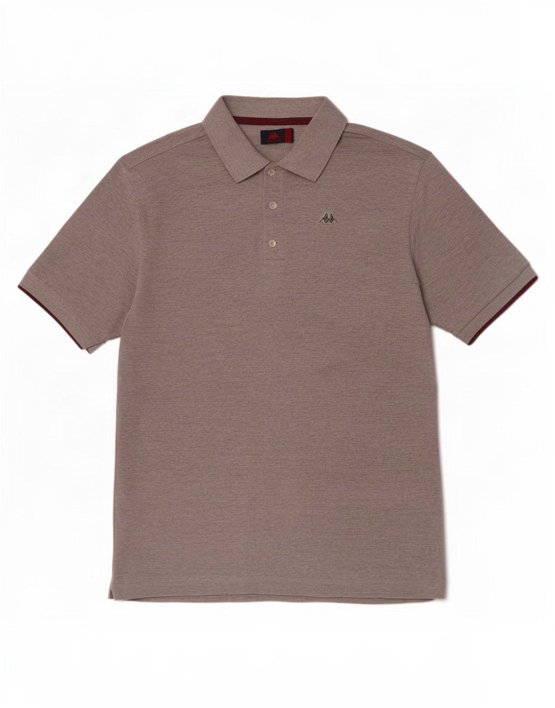 Kappa Mens Polo Shirt Medium Grey Flecked Cotton