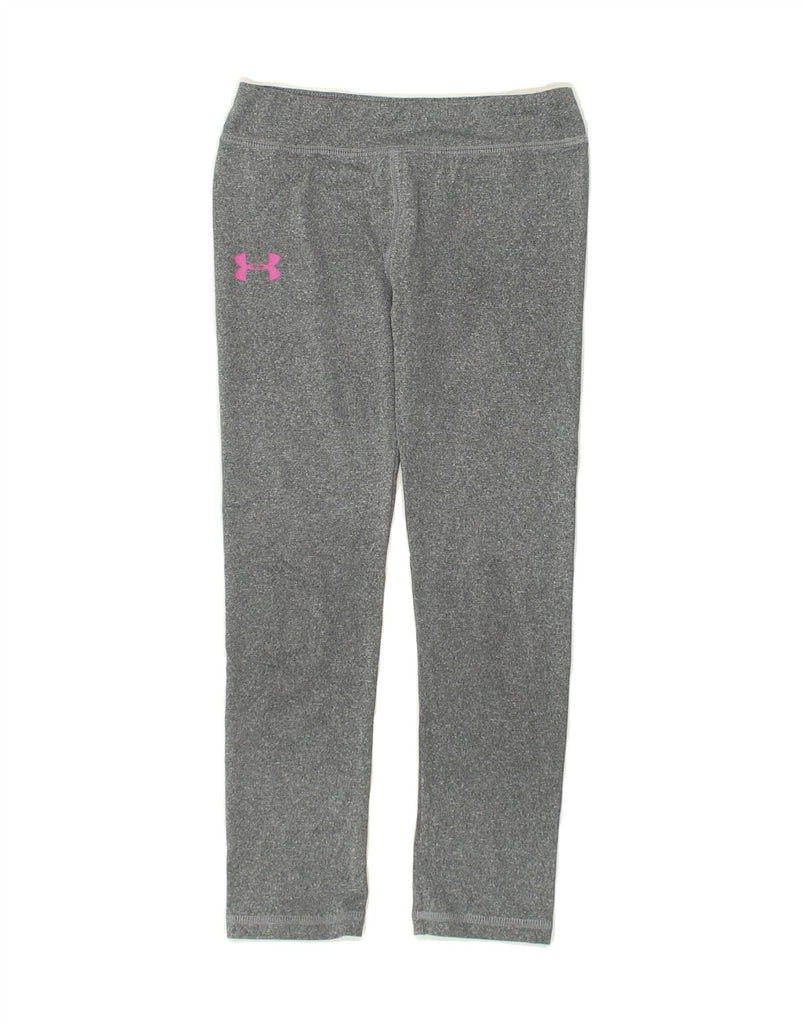 UNDER ARMOUR Girls Leggings 6-7 Years Grey Polyester | Vintage Under Armour | Thrift | Second-Hand Under Armour | Used Clothing | Messina Hembry 