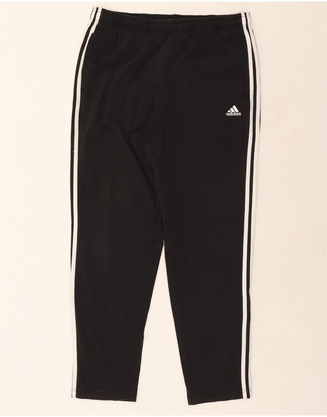 Adidas Mens Tracksuit Trousers XL Black Cotton