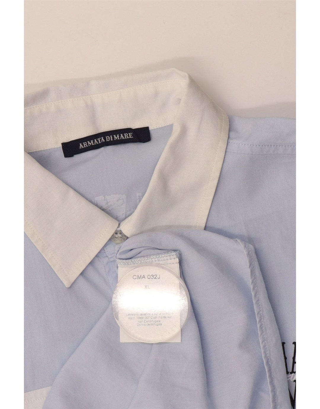 Armata Di Mare Boys Graphic Shirt 13-14 Years XL Blue Cotton