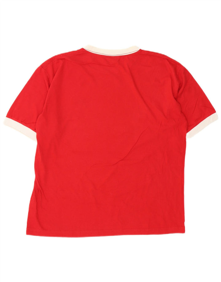Fila Mens T-Shirt Top Small Red