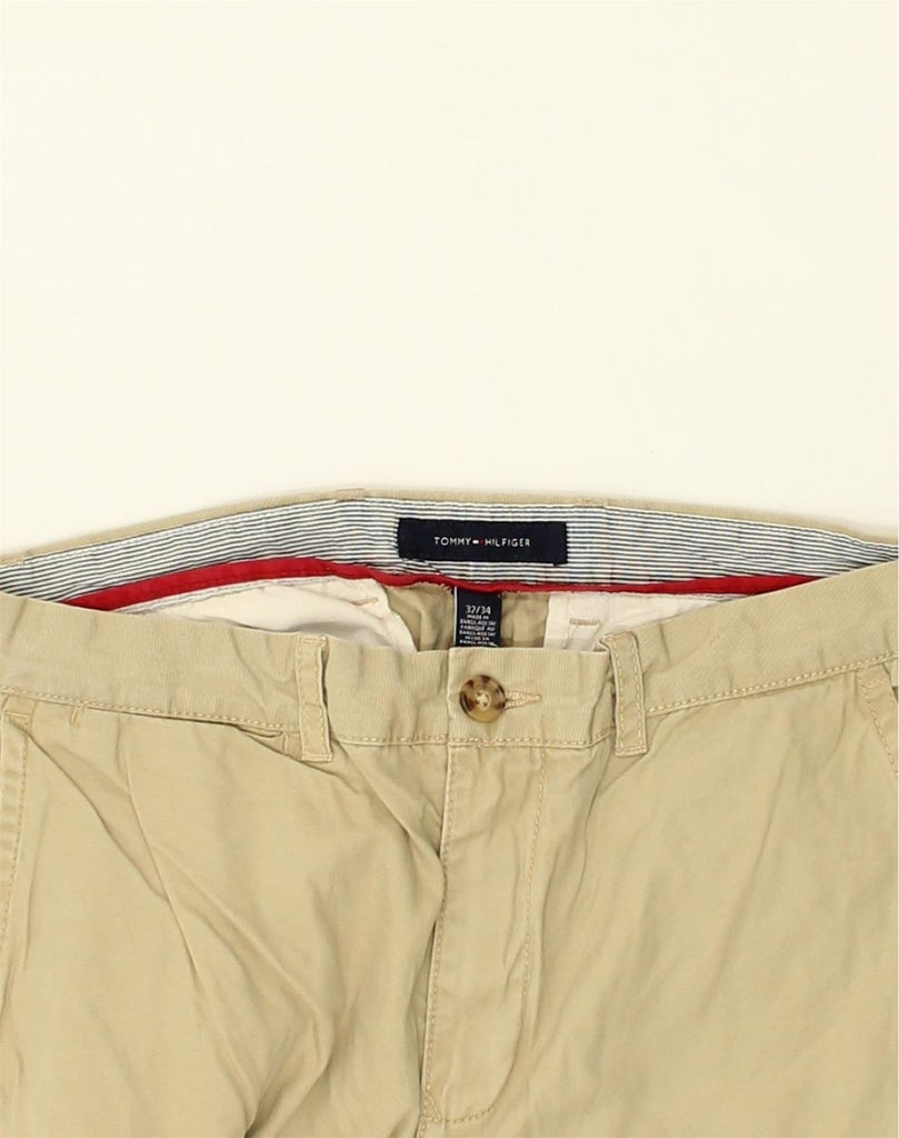 TOMMY HILFIGER Womens Straight Chino Trousers W32 L34  Beige | Vintage Tommy Hilfiger | Thrift | Second-Hand Tommy Hilfiger | Used Clothing | Messina Hembry 