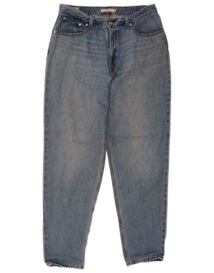Levi's Womens Mom Tapered Jeans W32 L30 Blue Cotton
