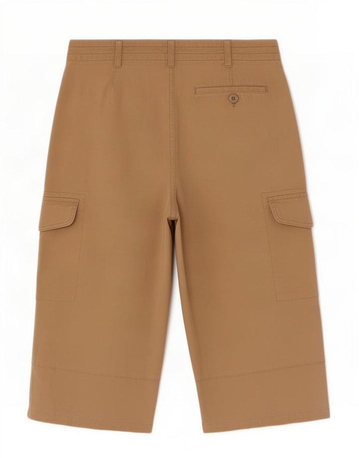Marks & Spencer Mens Cargo Bermuda Shorts W30 Medium Beige Cotton