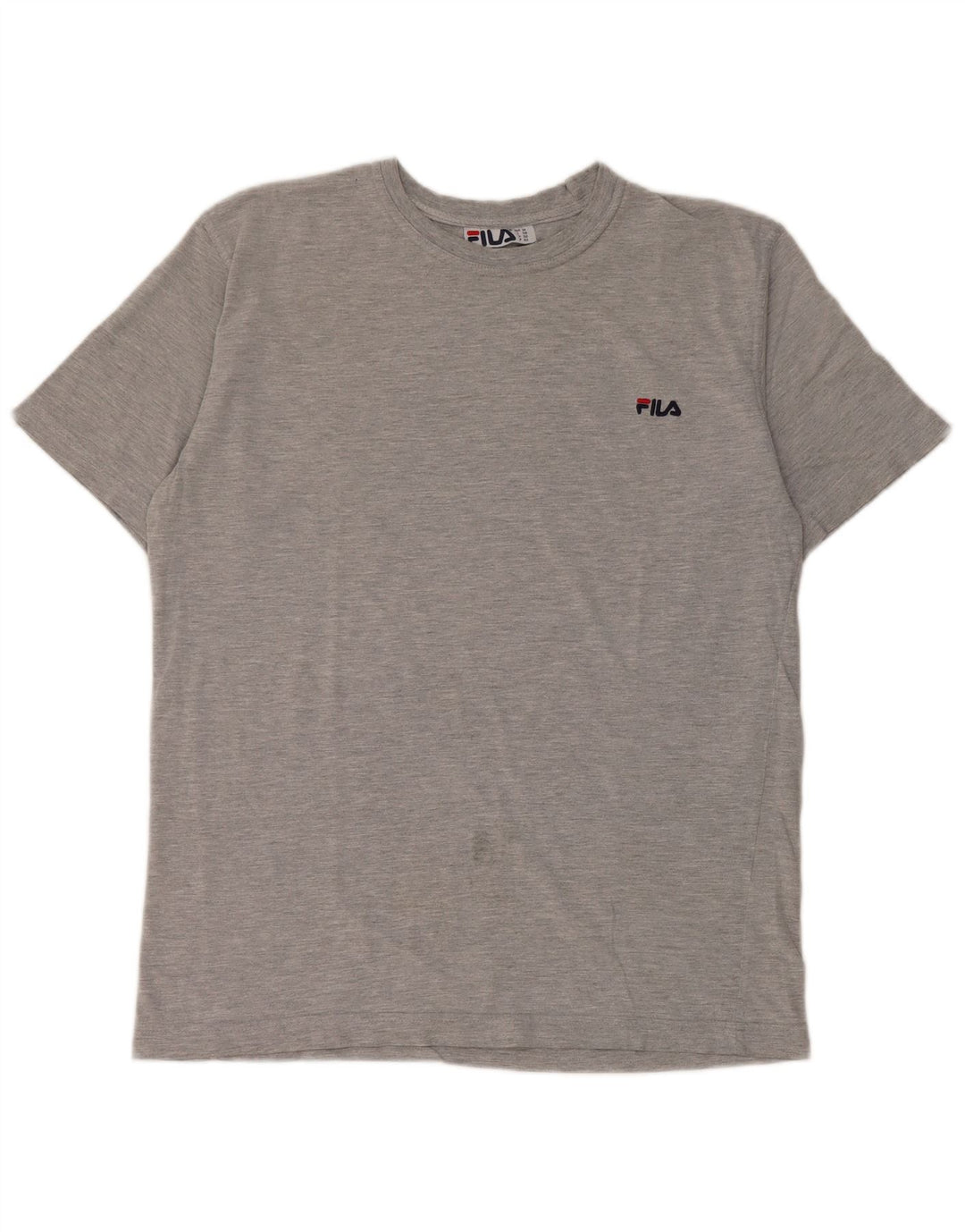 Fila Mens T-Shirt Top IT 50 Medium Grey Cotton