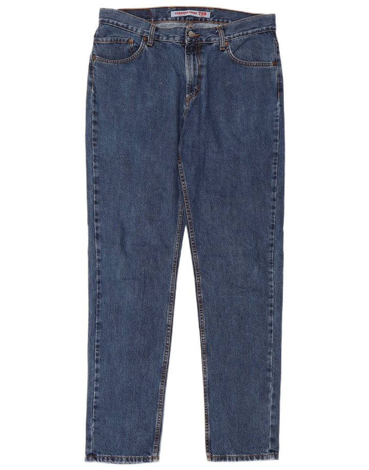 CARRERA Mens 700 Straight Jeans W36 L33 Blue Cotton